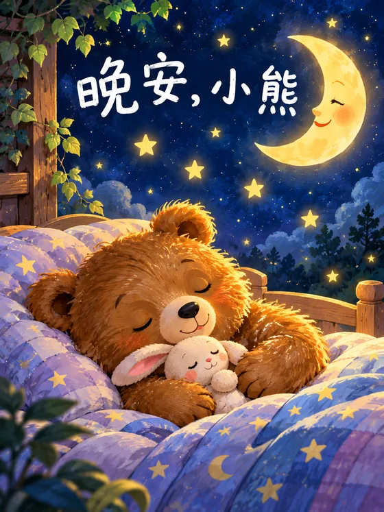 晚安，小熊封面