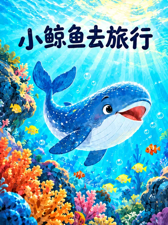 小鲸鱼去旅行封面